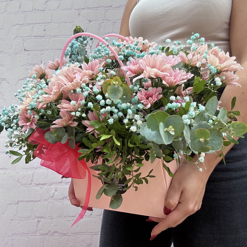 Bolsa con margarita y paniculata